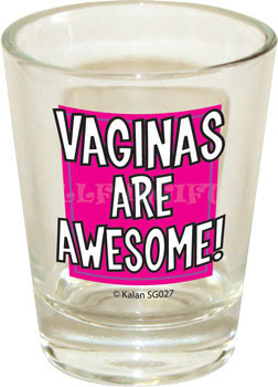 "Awesome!" Shot Glass