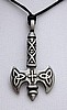 Pewter Labrys Necklace