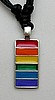 Rainbow Tag Necklace