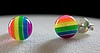 NEW- Rainbow UV Post Earrings