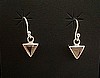 St. Silver Triangle Earrings