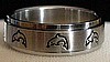 Steel Dolphin Spinner Ring