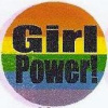 Rainbow Girl Power Button