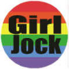 Rainbow Girl Jock Button