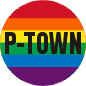Rainbow P-Town Button