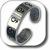 NEW- Pewter Male Symbol Cuff