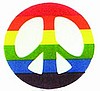 NEW- Rainbow Peace Patch