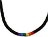 NEW- Black Rainbow Coco Necklace