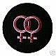 NEW- Black Dbl Female Patch
