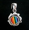 Rainbow Dolphin Pendant