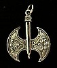 Decorated Labrys Pendant