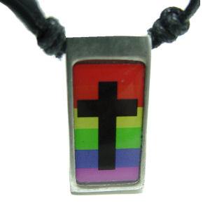 Graphic Cross Necklace