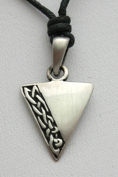 Celtic Pewter Triangle Necklace
