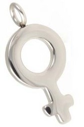 Steel Female Pendant