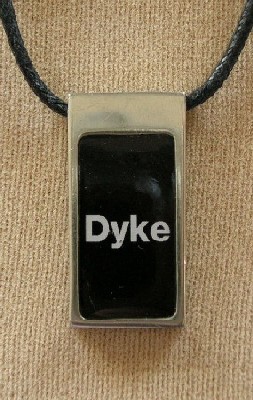 Graphic Dyke Necklace