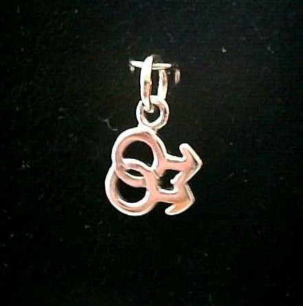 Double Male Symbol Pendant