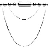 Steel Ball Link Necklace