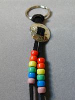 Beaded Pride Keychain