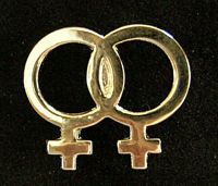 Dbl. Women Lapel Pin