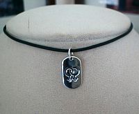 Dbl Women's Dog Tag Neck.