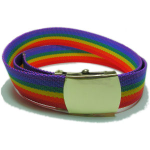 Webbed Rainbow Belt- 60 inch