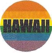 Rainbow Hawaii Button