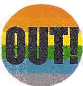 Rainbow Out! Button