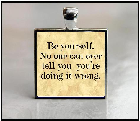 Exclusive Glass Be Yourself Necklace