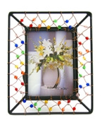 CLEARANCE-Beaded Picture Frame