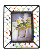 CLEARANCE-Beaded Picture Frame