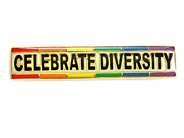 NEW- Celebrate Diversity Lapel