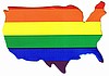 Gay USA Sticker