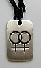 Dbl Fem Tag Necklace