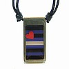 Graphic Leather Pride Necklace