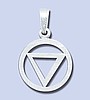 Silver Triangle Pendant, Small