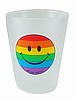 Frosted Smiley Shot Glass