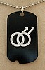 EXCLUSIVE- Dbl. Male Dogtag