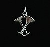 St. Silver Dbl. Martini Charm