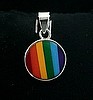 Round Rainbow Pendant