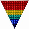 Holograph Triangle Sticker