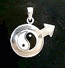 CLEARANCE- Male YinYang Pendant