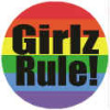 Rainbow Girlz Rule Button