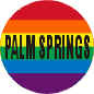 Rainbow Palm Springs Button