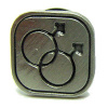 NEW- Square Dbl Male Lapel